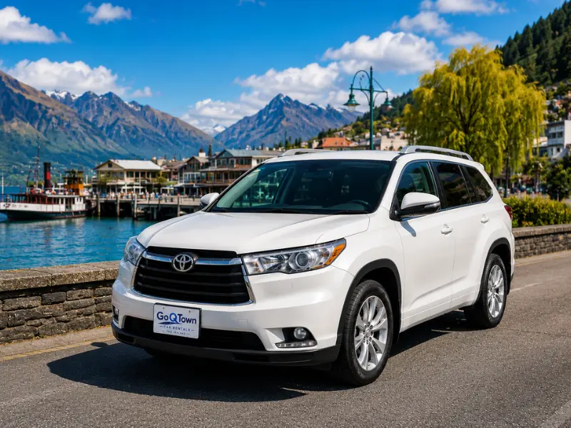 Toyota Highlander 7 Seater SUV Rental Christchurch