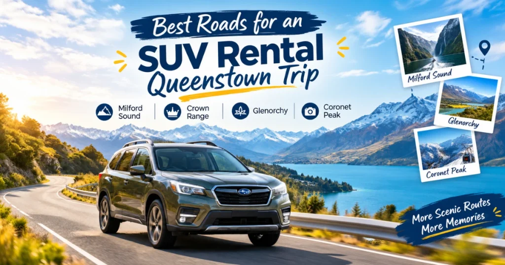 SUV Rental Queenstown | Affordable SUV Hire with Airport Pickup 2 Best Roads for an SUV Rental Queenstown Trip