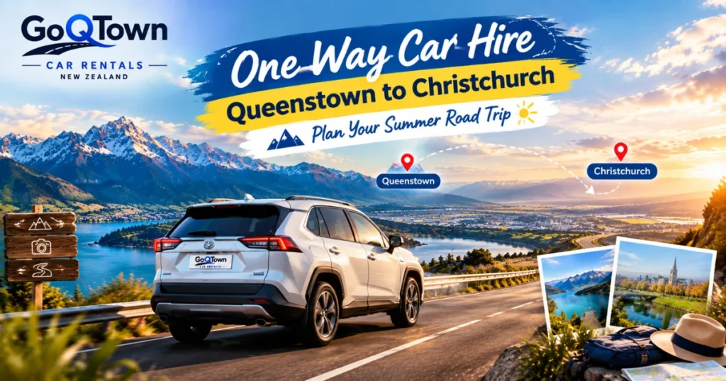 One Way Car Hire Queenstown to Christchurch | From $39/Day 2 One Way Car Hire Queenstown to Christchurch Plan Your Summer Road Trip